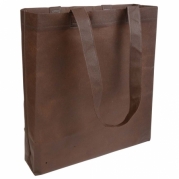 Borsa shopper tnt promozzionale stampata marrone 11108 24